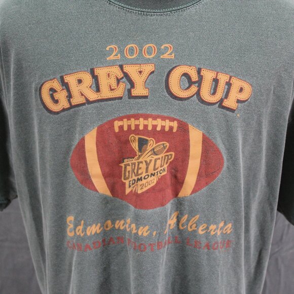 Grey Cup Shirt (VTG) - 2002 Grey Cup Football Logo - Men's XL - Picture 2 of 7